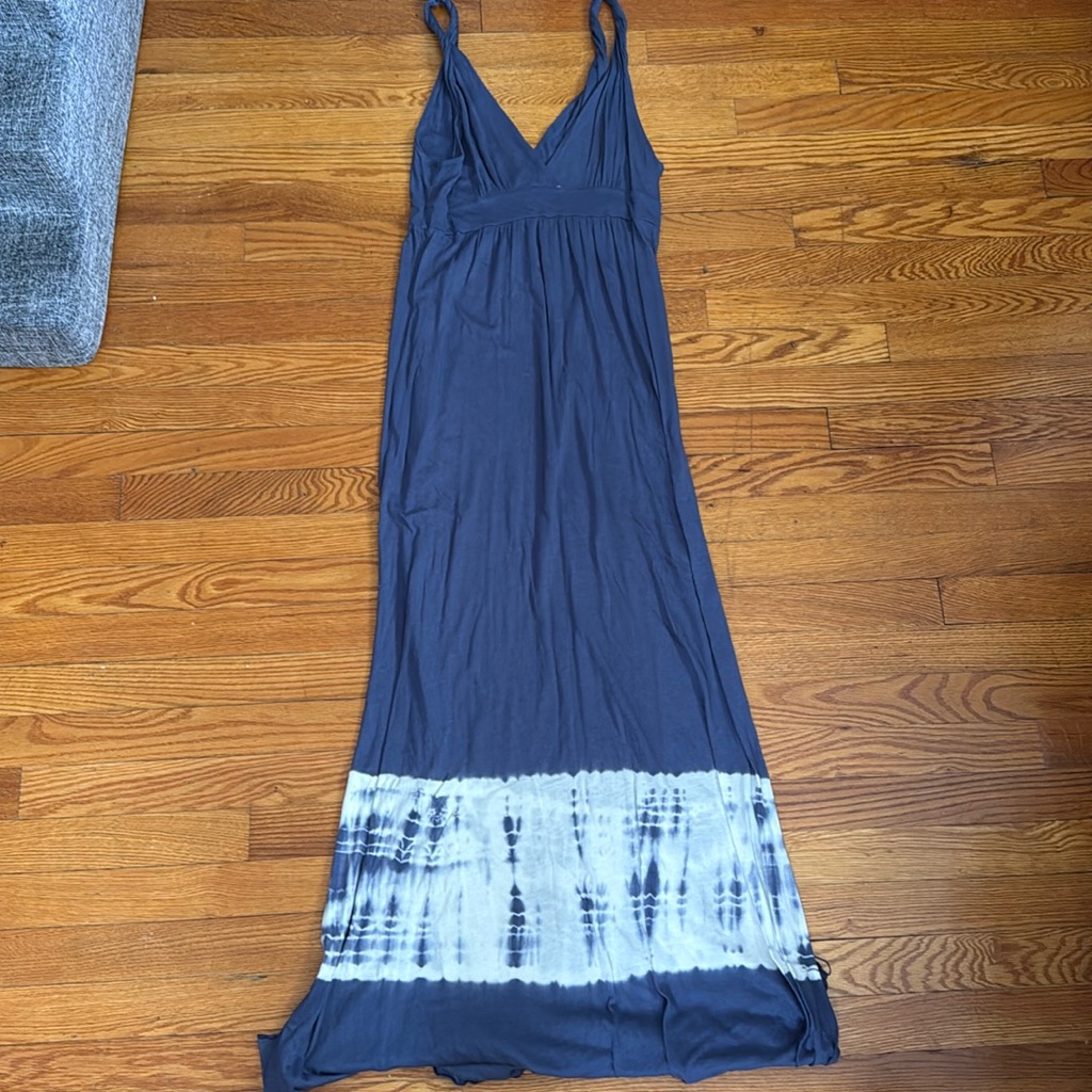 Testament Maxi Dress Like New Medium Blue